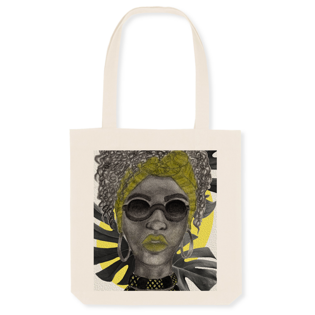 Totebag Madame Tropical - Coton Bio